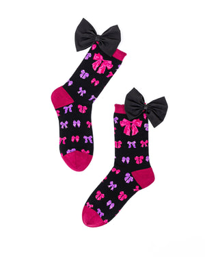 Sock candy cotton bow socks for women cute bow socks